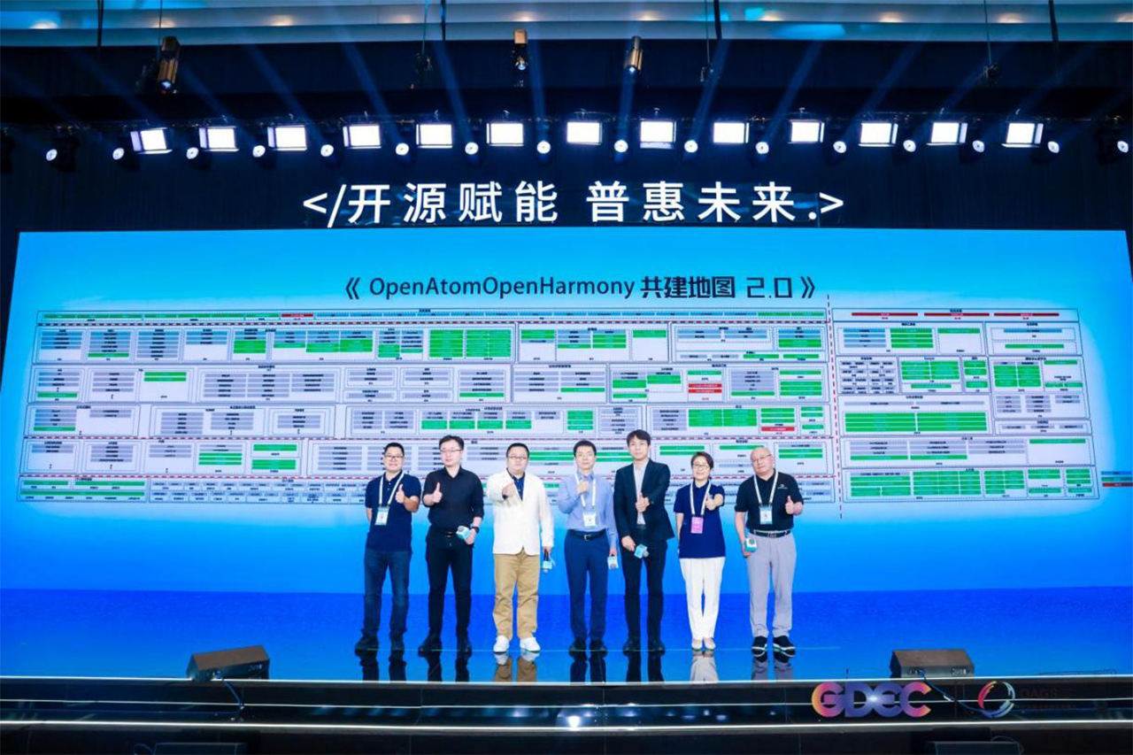 2023开放原子全球开源峰会丨米兰中国官方网联合华为等单位发布《OpenHarmony 共建地图2.0》
