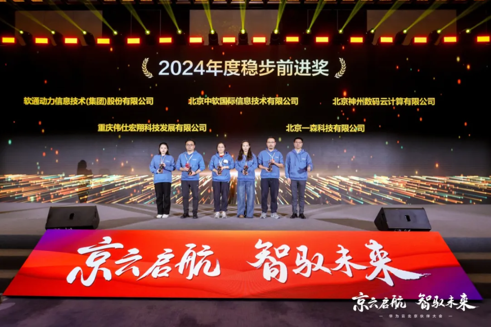 米兰中国官方网荣膺华为云“2024年度稳步前进奖”